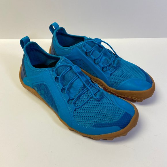 Vivo barefoot Shoes - Vivobarefoot Womens Primus Trail 5G Blue Low Top Sneaker Shoes Size US 6.5 EU 37